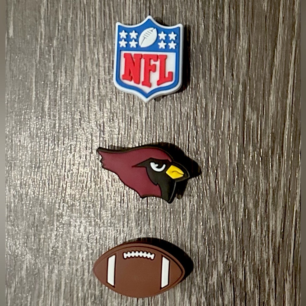 NFL Arizona Cardinals Football Croc Charm Jibbitz